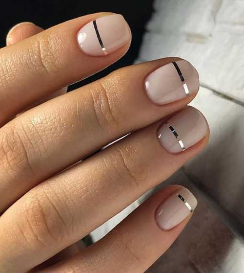 Belle manucure au lait