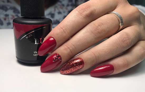 Belle idée manucure rouge