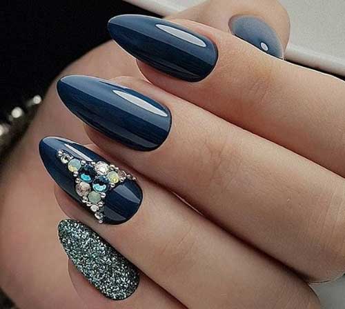 Emeraude avec strass