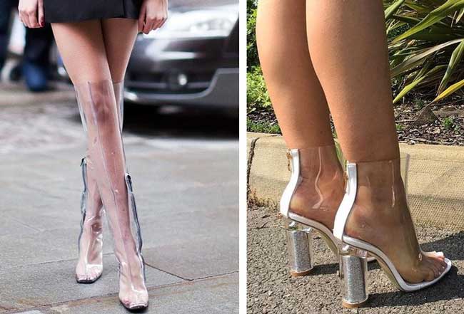 Les bottes transparentes agacent les hommes