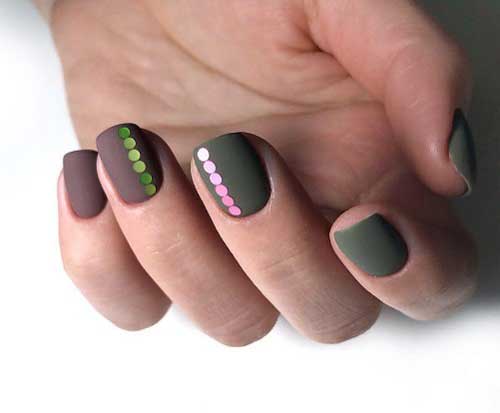 Le design original des ongles courts