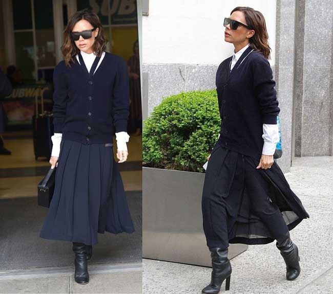 Look tendance de Victoria Beckham