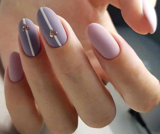 Manucure de printemps grise