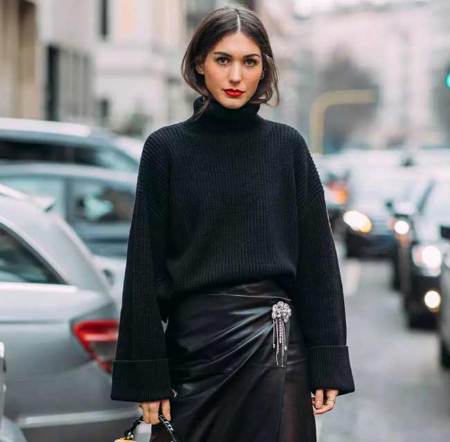 pull oversize noir 2026