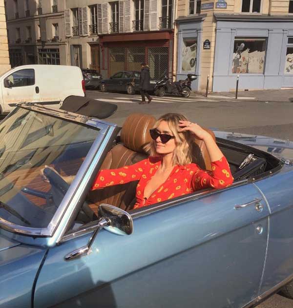 Style français - robe fleurie