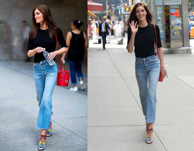 Jean court mannequin 2026