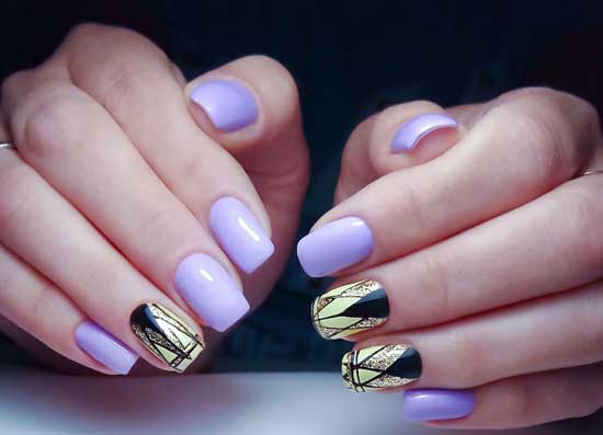 Lavande + géométrie