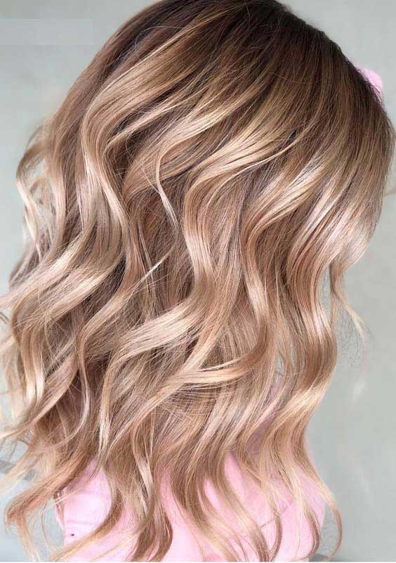 Balayage blond