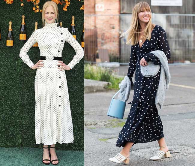 Robes chemise à pois 2026
