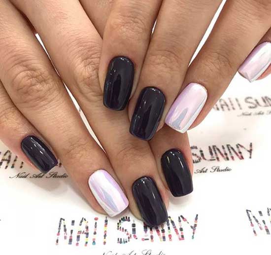 Combinaison de blanc et bleu foncé