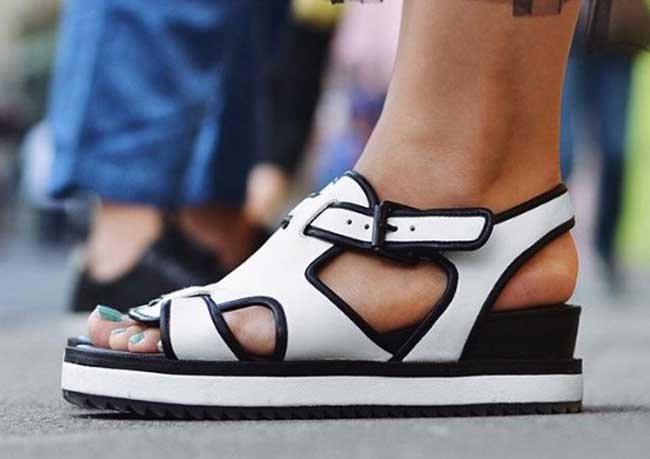 Sandales élégantes pour l'été