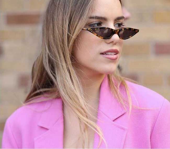 Lunettes étroites - tendance 2026