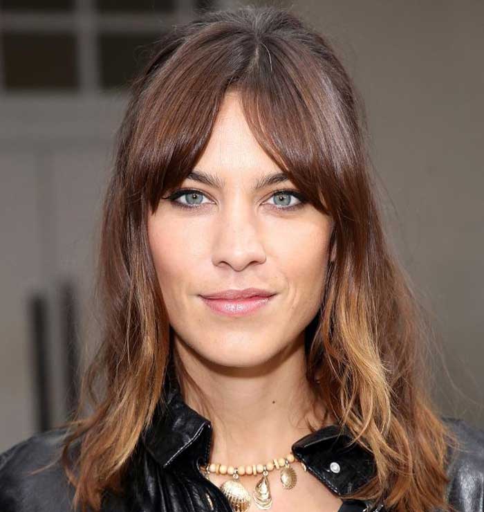 Cascade en couches avec une frange