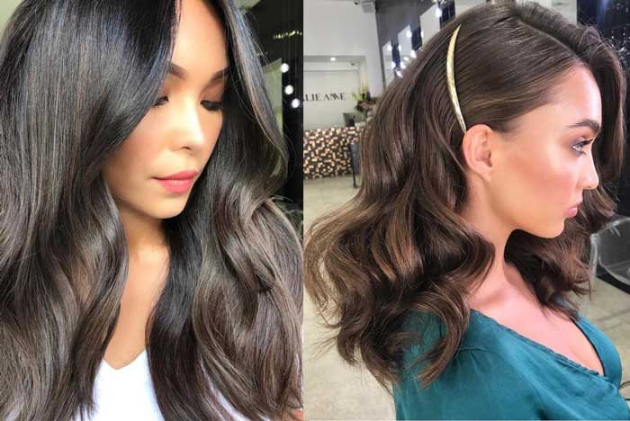 Coloration pour cheveux foncés