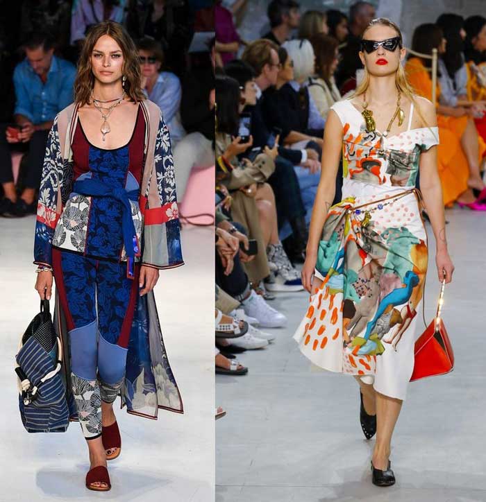 Imprimés d'été à la mode