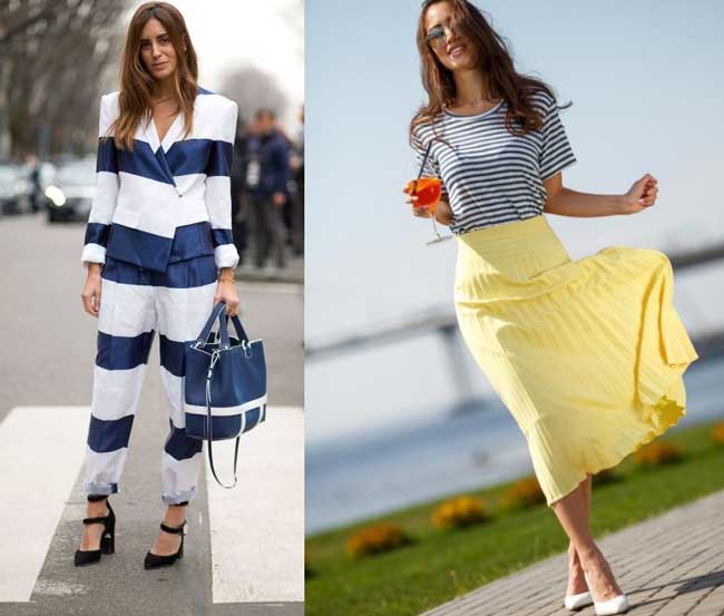 Exemple - imprimé nautique tendance