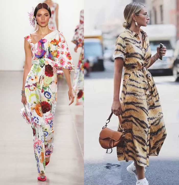 Imprimés à la mode pour l'été