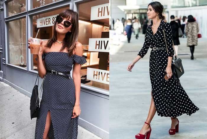 Robe à pois - élément de base