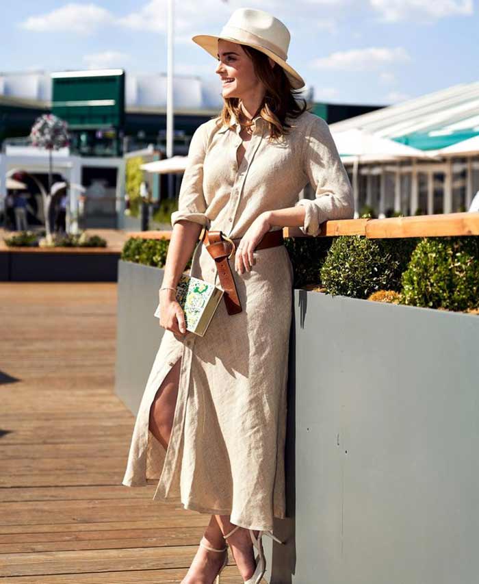 Robe chemise pour filles en surpoids