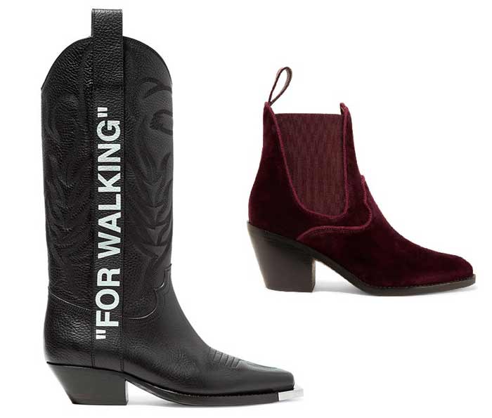 Cosaques avec différentes hauteurs de bottes