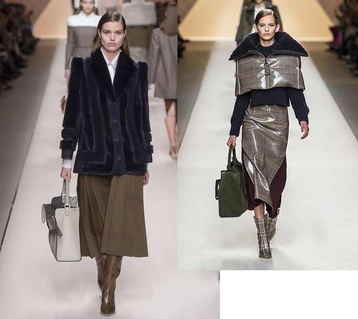 Fendi jupes à la mode 2025-2026