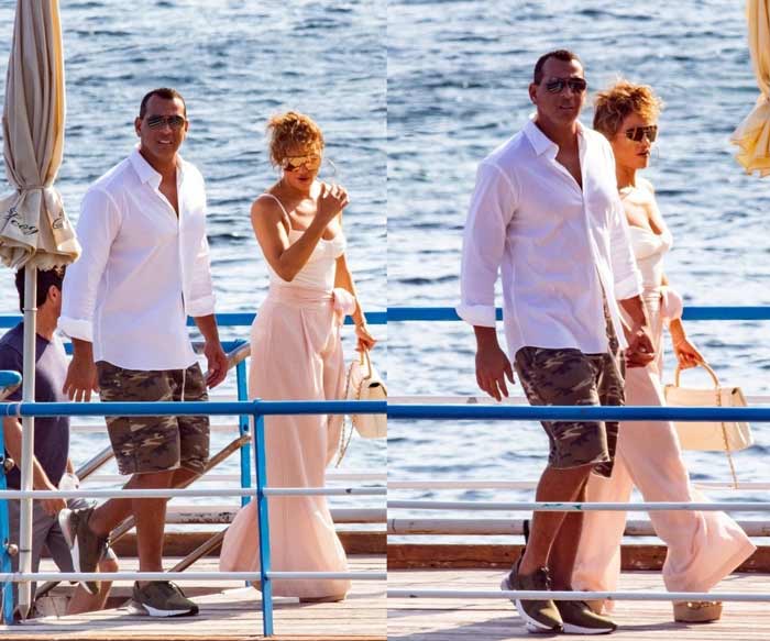 Look d'été élégant de Jennifer Lopez