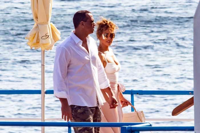 J. Lo en vacances en Italie