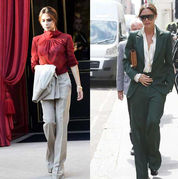 Style de bureau avec un pantalon large