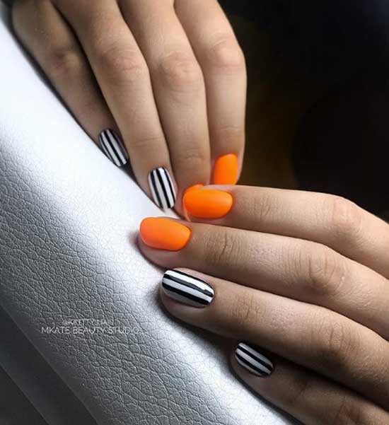 Idées manucure orange 2026