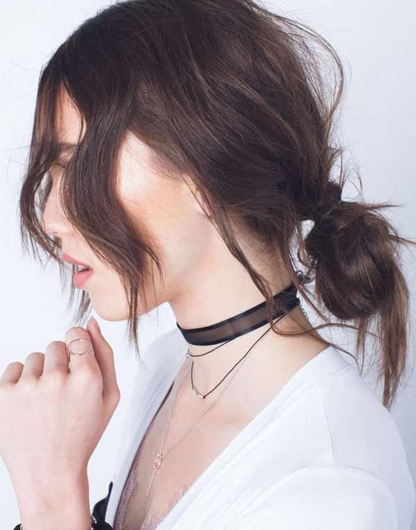 Style élégant pour cheveux longs