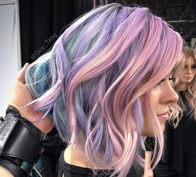 Coloration des cheveux à la mode