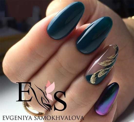 Ambiance d'automne sur les ongles