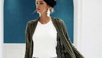 Les bons vieux cardigans en tricot sont à nouveau populaires