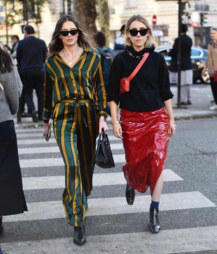 Jupe en cuir pour l'automne 2026