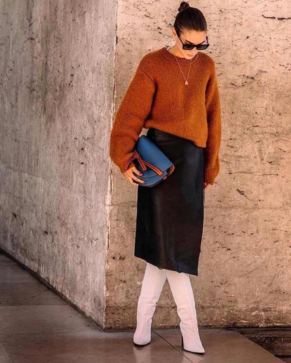 Pull à la mode couleur 2025-2026