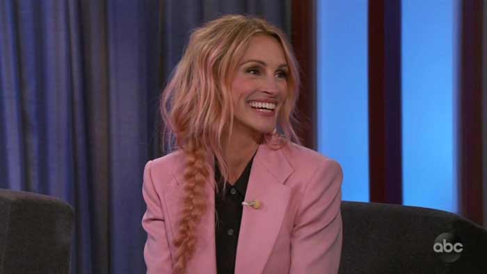 Julia Roberts avec une nouvelle couleur de cheveux