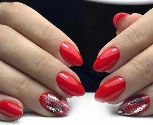 De beaux ongles après le vernis gel