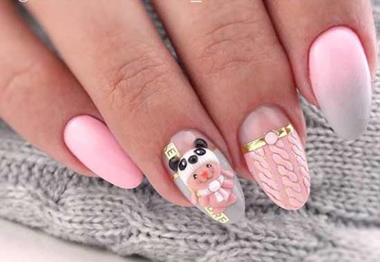 Symbole de 2026 sur les ongles