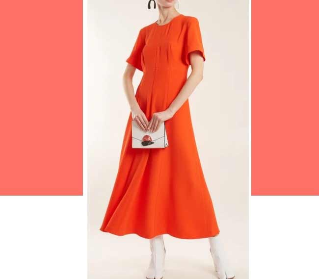 Couleur corail + blanc