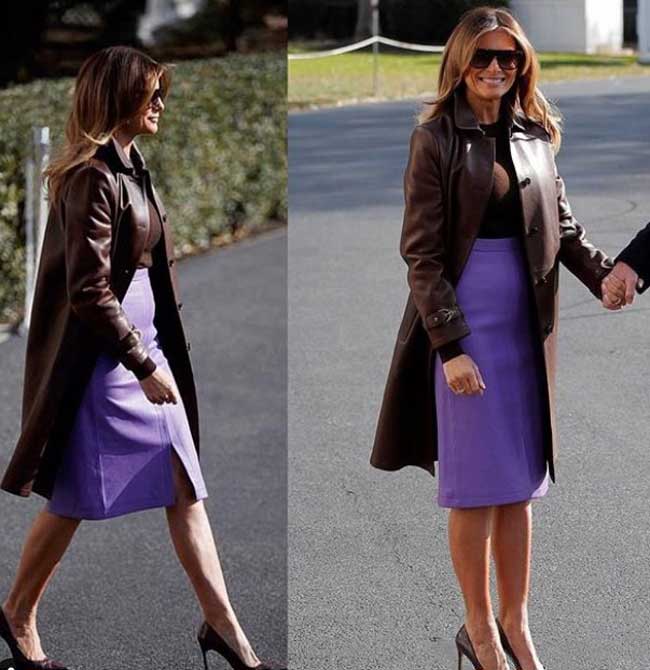 La photo de style de Melania Trump