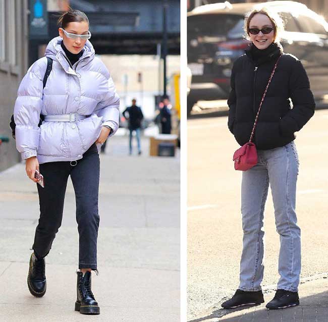 Stars dans les doudounes les plus en vogue cet hiver