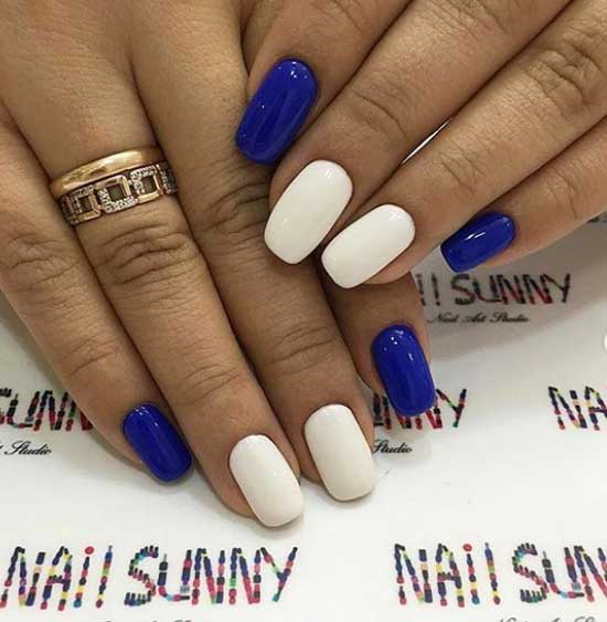 Contraste des couleurs - belle manucure hiver 2025-2026