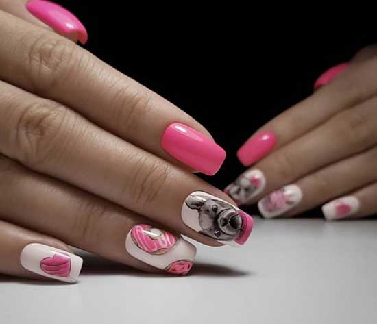 Une sélection de manucure photo avec des idées d'impression 2026