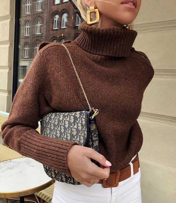 Le pull marron le plus en vogue 2026