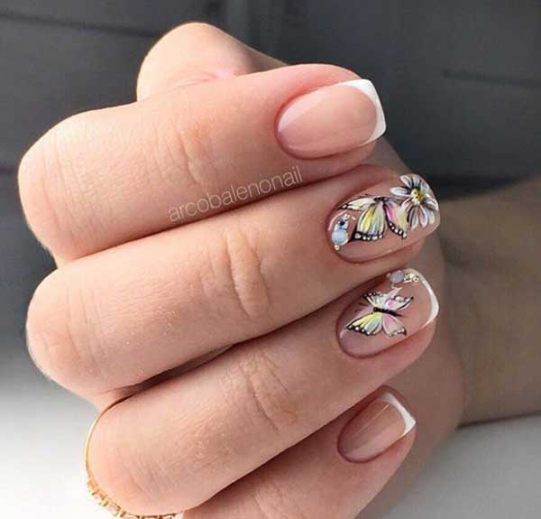 Manucure dorée: belles idées nouveau design