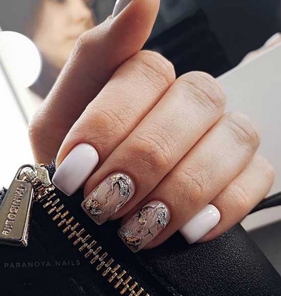 Idées et photos de manucure dorée