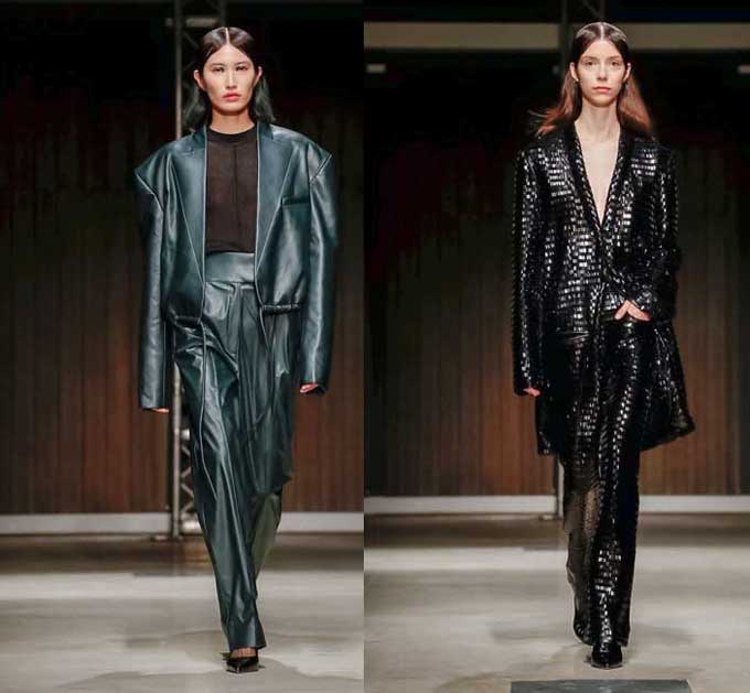 Pantalons en cuir à la mode 2026