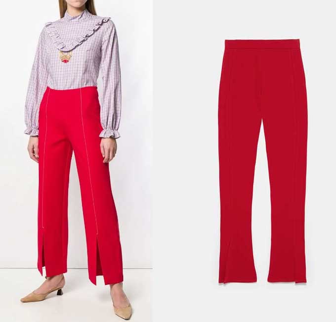 Pantalon avec fentes les meilleurs looks