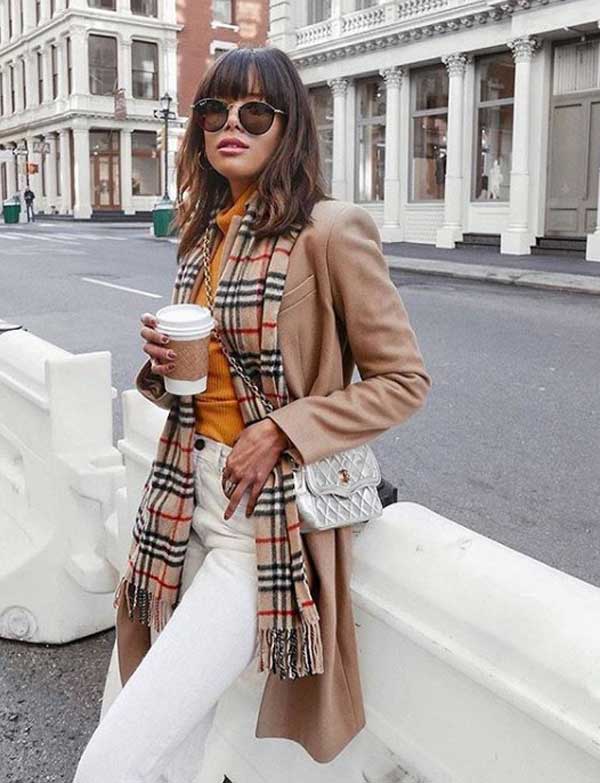 Couleur marron + orange dans les vêtements