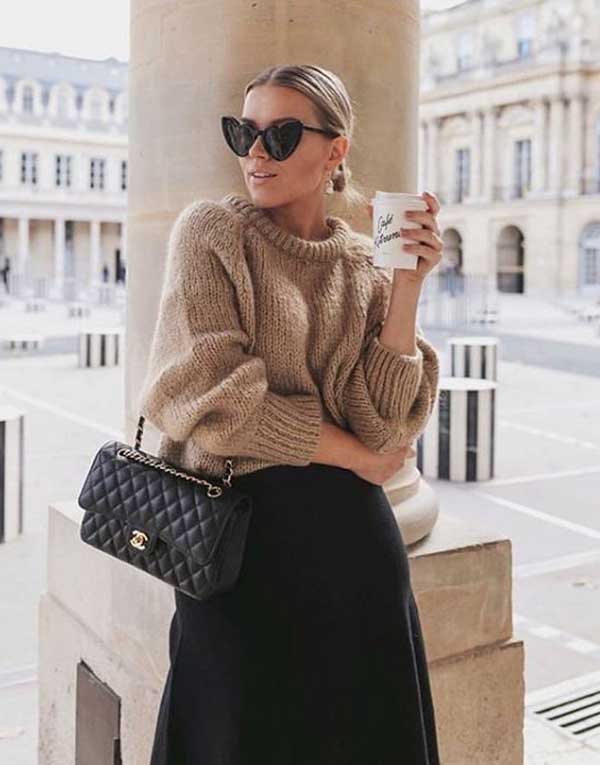 Couleur marron dans les vêtements, images à la mode 2025-2026